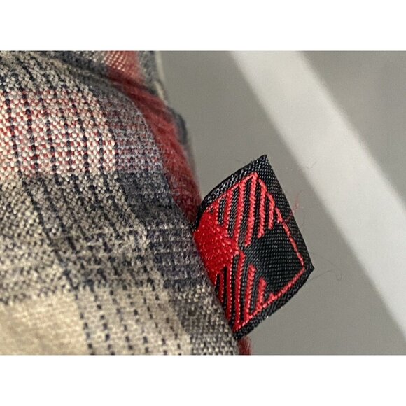 Woolrich Fleece Lined Full Snap Shirt Jacket Men’s XL Plaid Merlot Ombre Jac - Picture 4 of 16